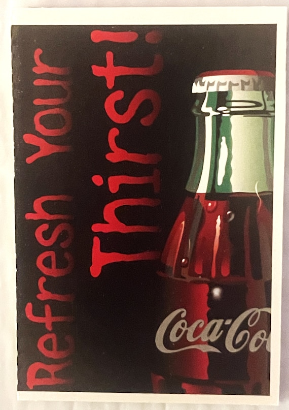 Coca-Cola コカコーラボトル　カード Vintage 1999 Coca‑cola Regional Promo Credit Card With Accordion