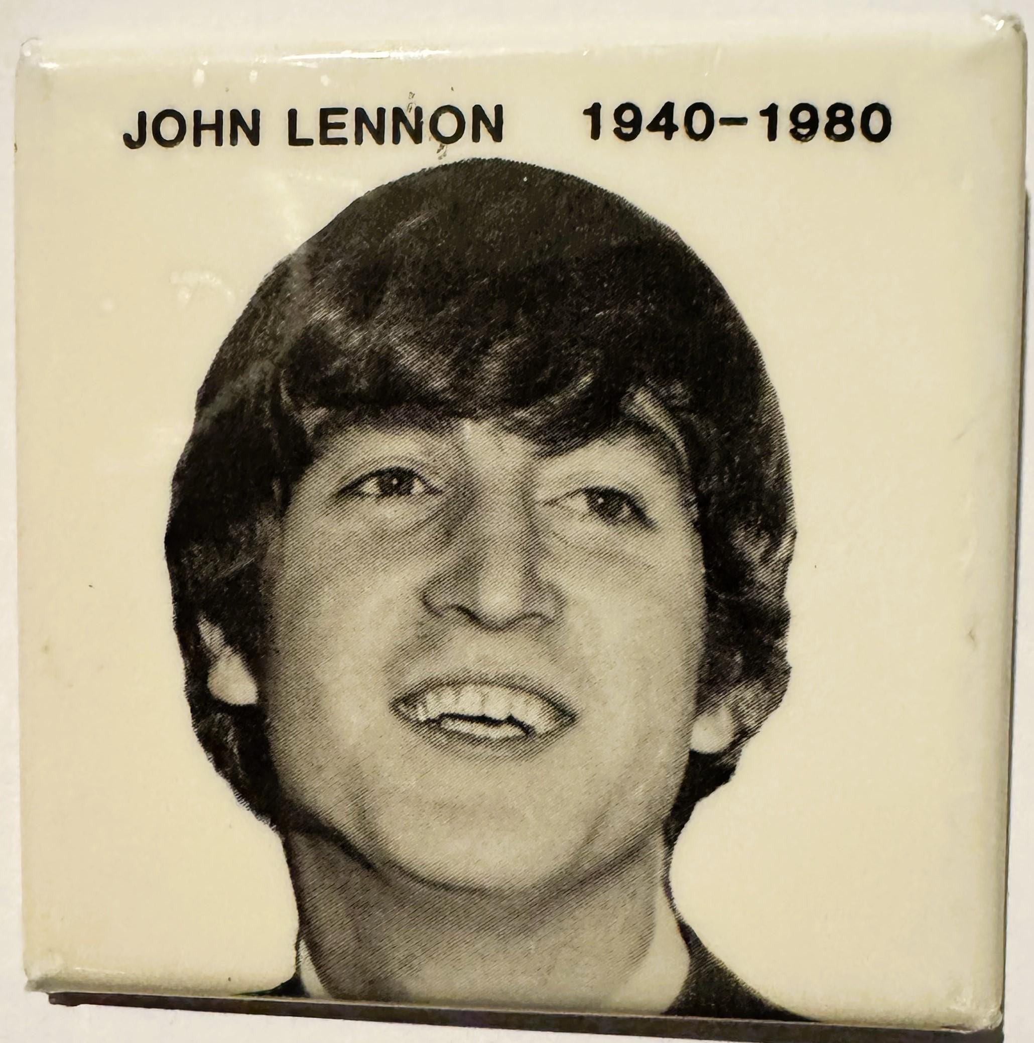 John Lennon Badge - Etsy