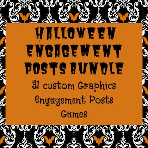 Halloween Facebook Engagement, Facebook Games, Interactive Posts, Social Games, Social Media, Instagram Posts, Facebook Posts