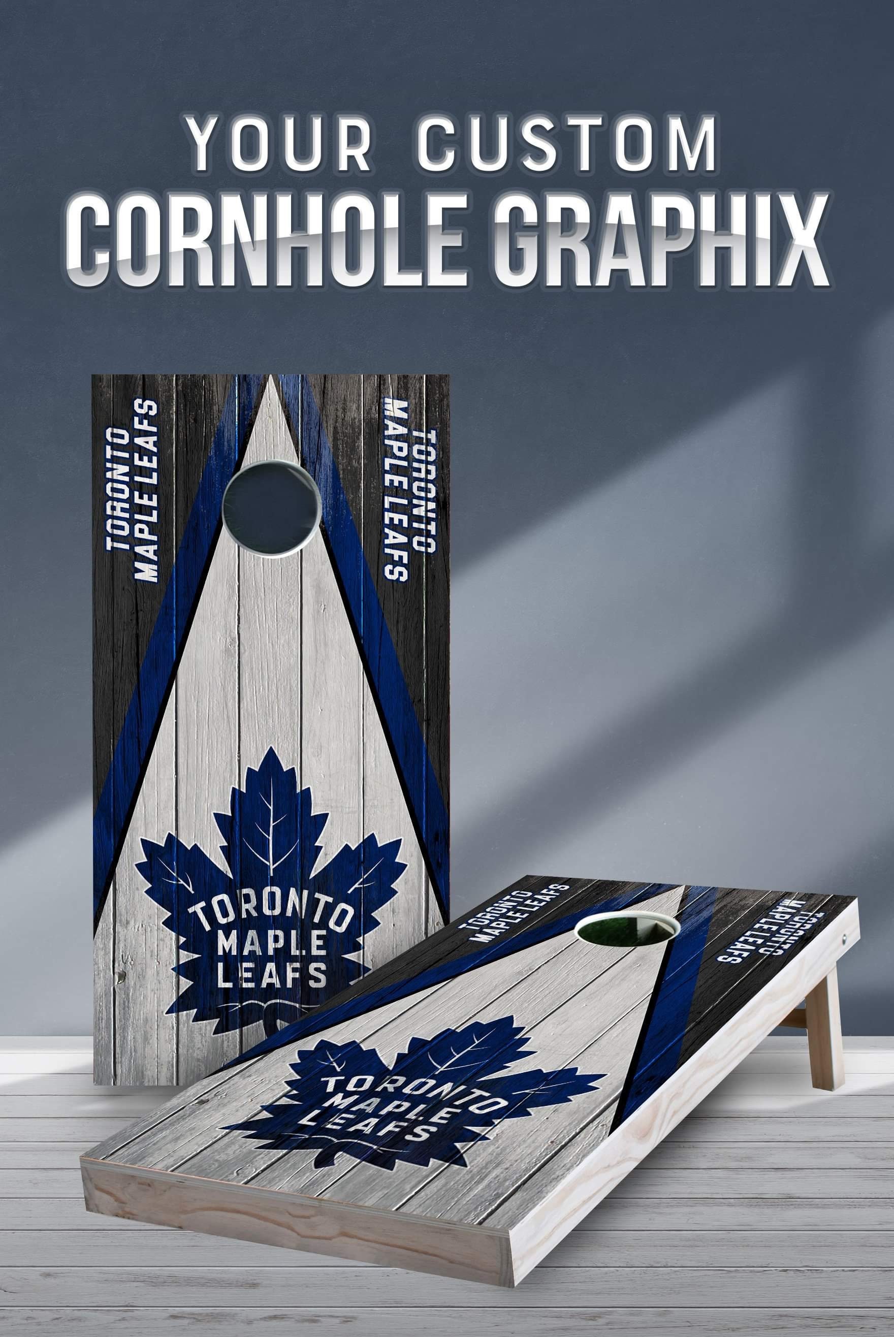 Toronto Maple Leafs Hockey Cornhole Boards / Hockey Collection Etsy