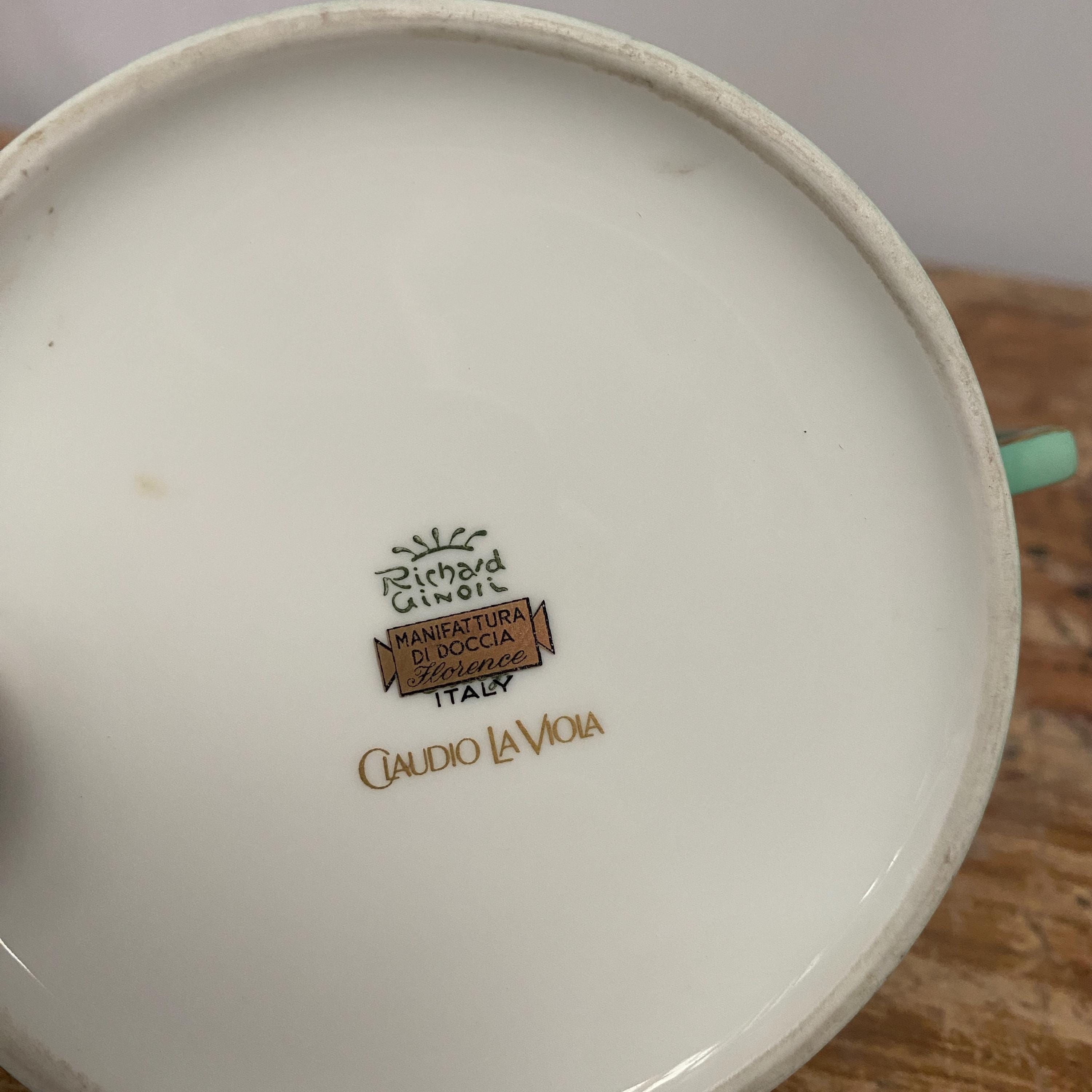 リチャードジノリアマデウスClaudio La Viola Claudio La Viola Richard Ginori Porcelain Dinnerware 1950's - Etsy