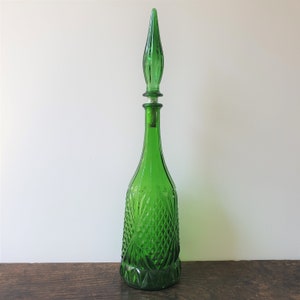 Mid Century Italian Empoli Genie Bottle