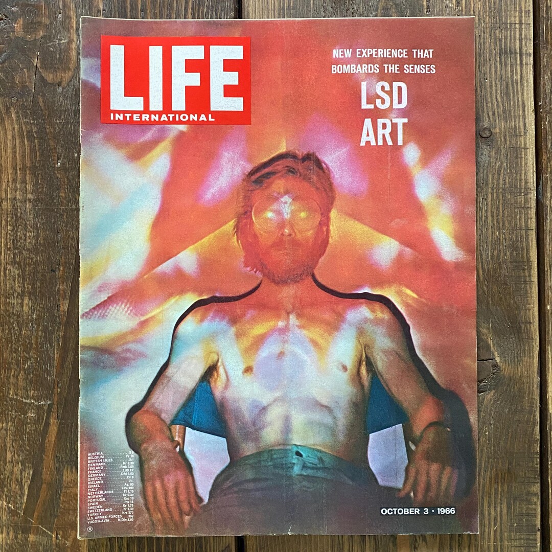 Life Magazine October 1966 LSD Art Cover - Etsy