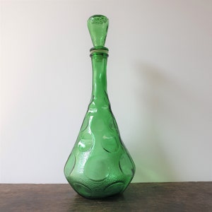 Mid Century Italian Empoli Genie Bottle