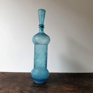 Mid Century Italian Empoli Genie Bottle
