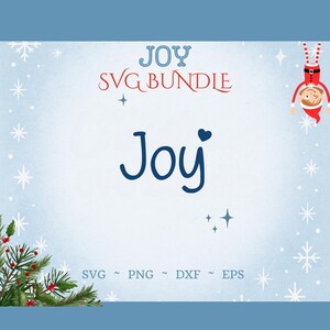 Joy SVG – Christmas Starter Cut File for Cricut & Silhouette