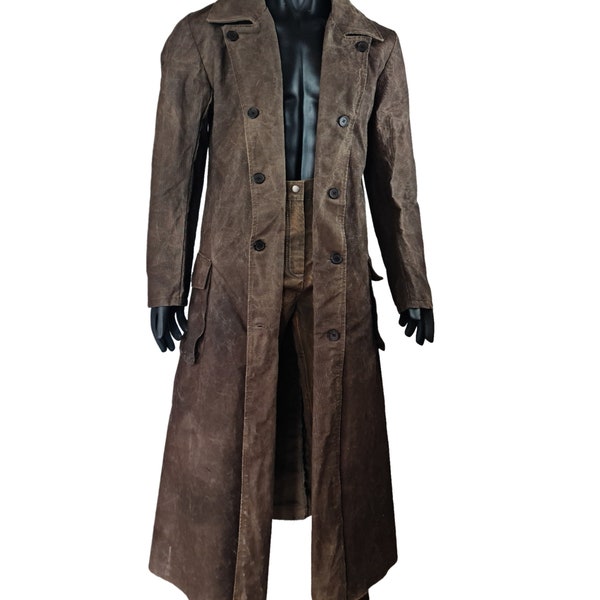 Inspiration From Fallout Dust Coat (The Ghoul) Trench/Duster