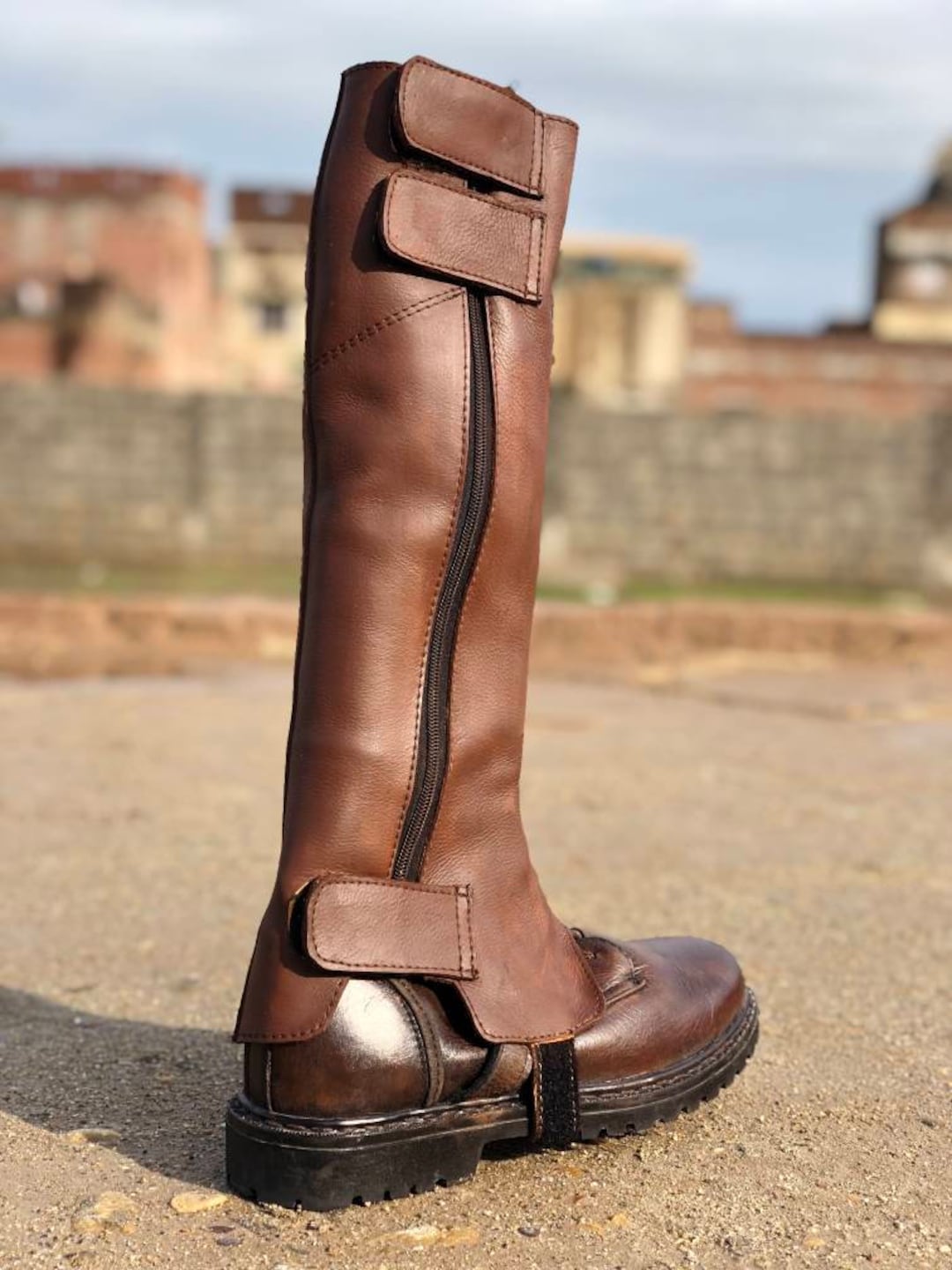 Boba Fett Leather Boot Cover - Etsy