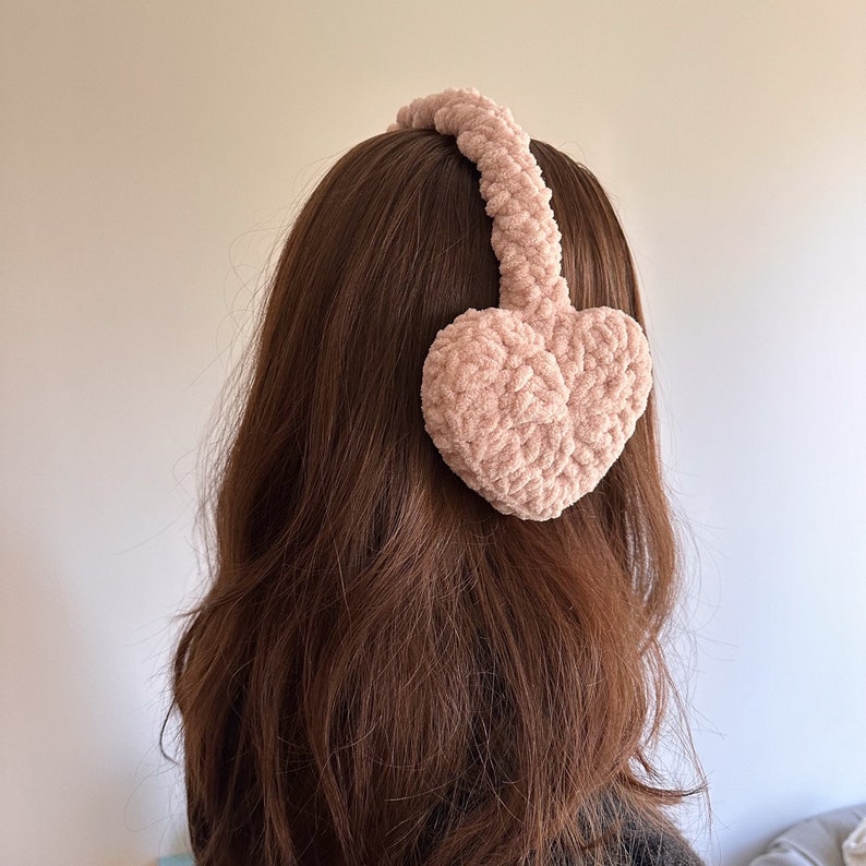 Crochet Heart Earmuff Pattern: Beginner-friendly (PDF Pattern) - Etsy