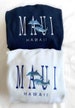 Maui Hawaii Embroidered Crewneck, HAWAII Embroidered Crewneck, Embroidered Logo Crew, Trendy Sweatshirt 