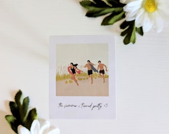 The Summer I Turned Pretty Polaroid Sticker
