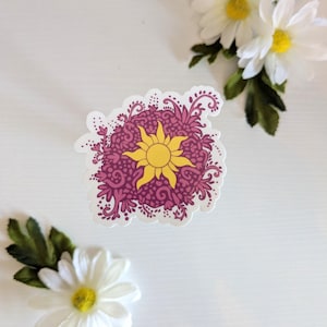 Tangled Sun Sticker