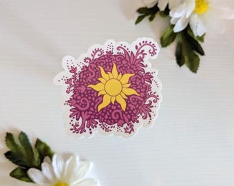 Tangled Sun Sticker