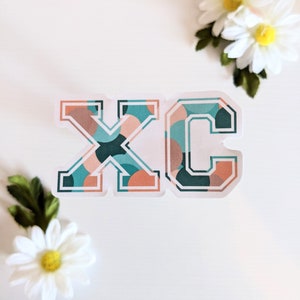 XC Cross Country Running Sticker