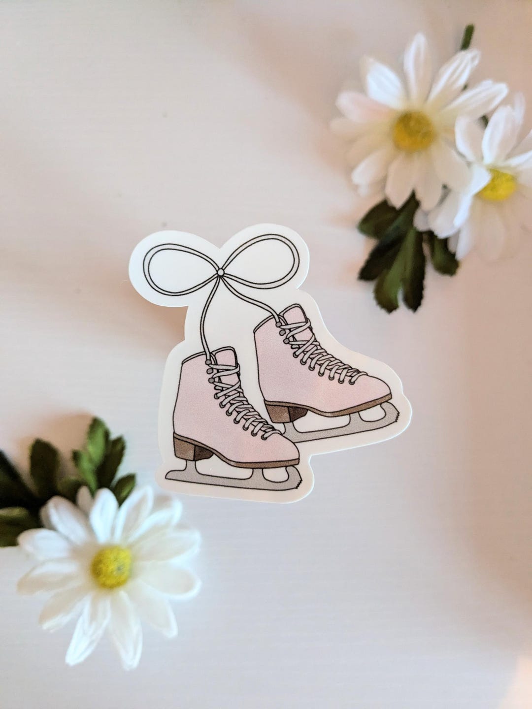 Ice Skates Sticker - Etsy
