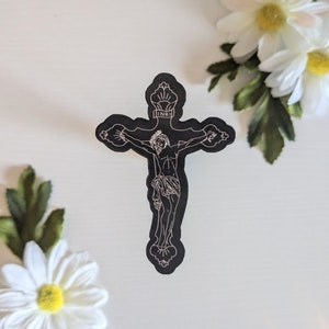 Crucifix Sticker