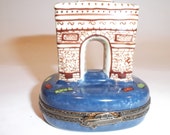 Vintage Limoges Trinket-Arc de Triomphe-Limited Edition