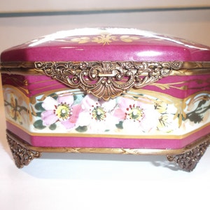 Vintage Limoges-Antique Designed Chest