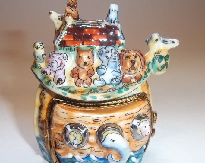 Vintage Limoges Trinketnoah's Ark Etsy