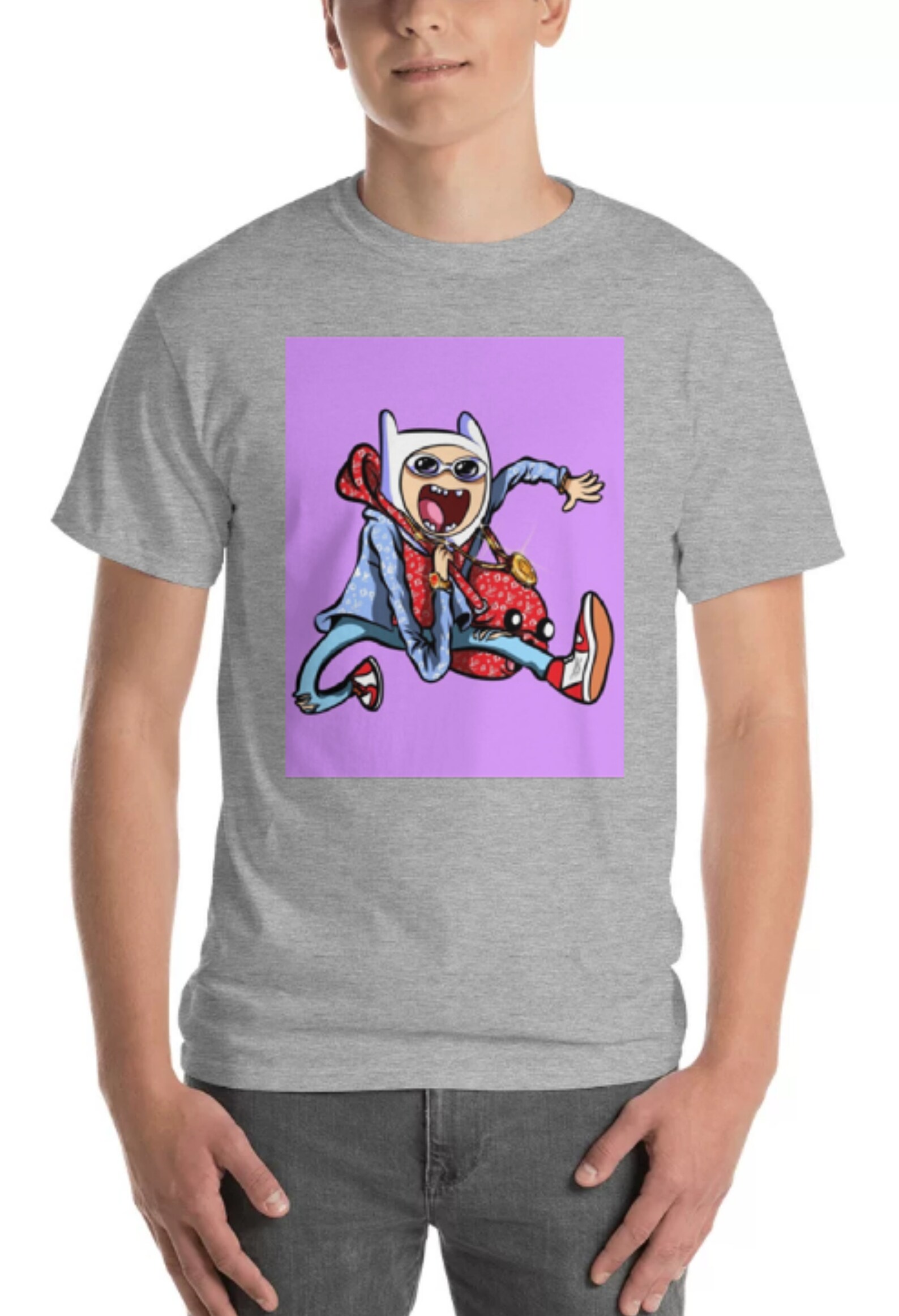 Adventure Time Hypebeast TShirt Graphic Shirt Urban Etsy