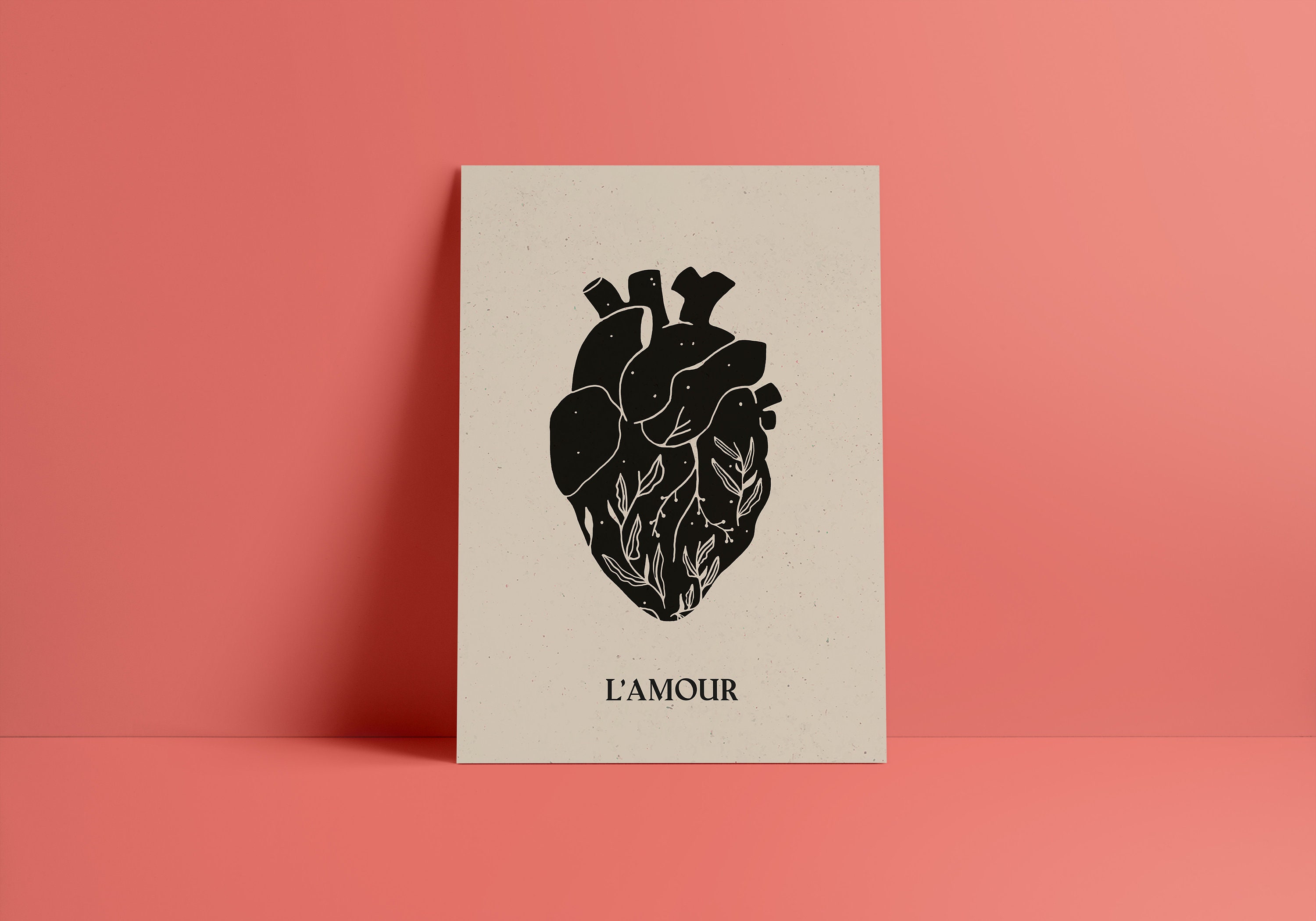 L'amour - Sérigraphie A4
