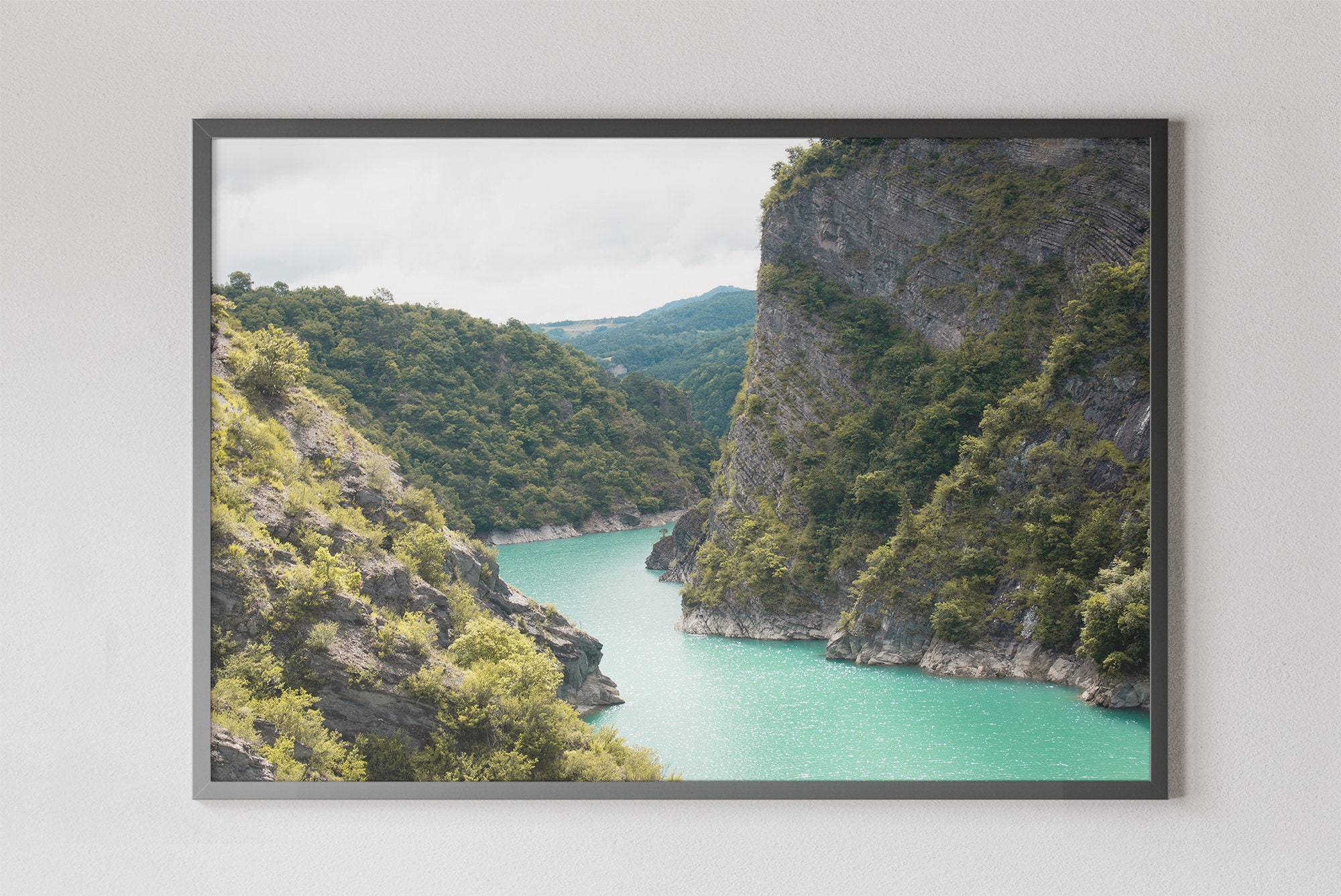 Photographie Originale Du Drac, France, Architecture et Paysage, Affiche, Poster, Art Mural, Décorat