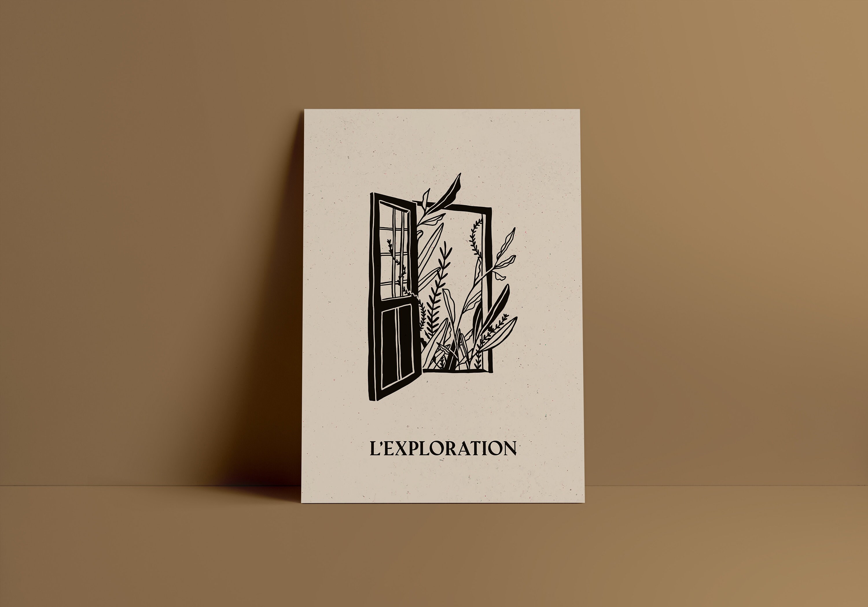 L'exploration - Sérigraphie A3