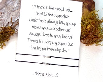 Friendship  Bracelet, Wish Bracelet, Best Friends Gift, Make a Wish Bracelet WB117