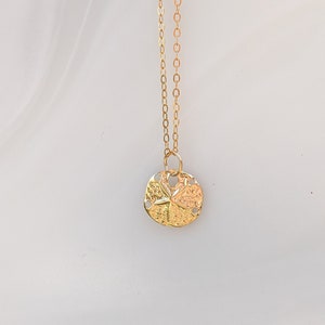 Sand Dollar Necklace in Gold Fill Jewellery
