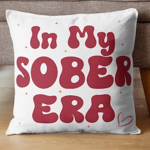 In My Sober Era PNG, Sober Living Digital Download, Recovery Gift for Loved Ones, Sobriety Retro Typography Design, Printable Art