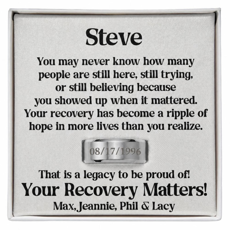 Mens Recovery Rings Na - Etsy