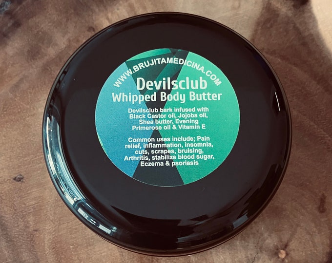 Devilsclub whipped body butter