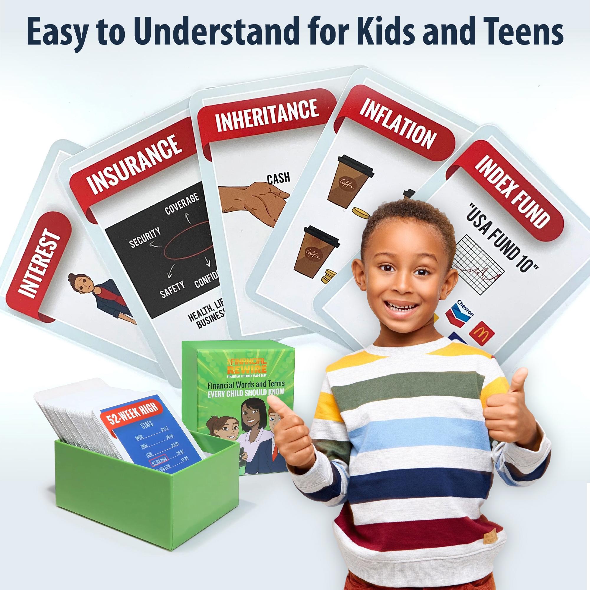 Financial Literacy Flashcards: Money Concepts for Kids & Teens - Etsy