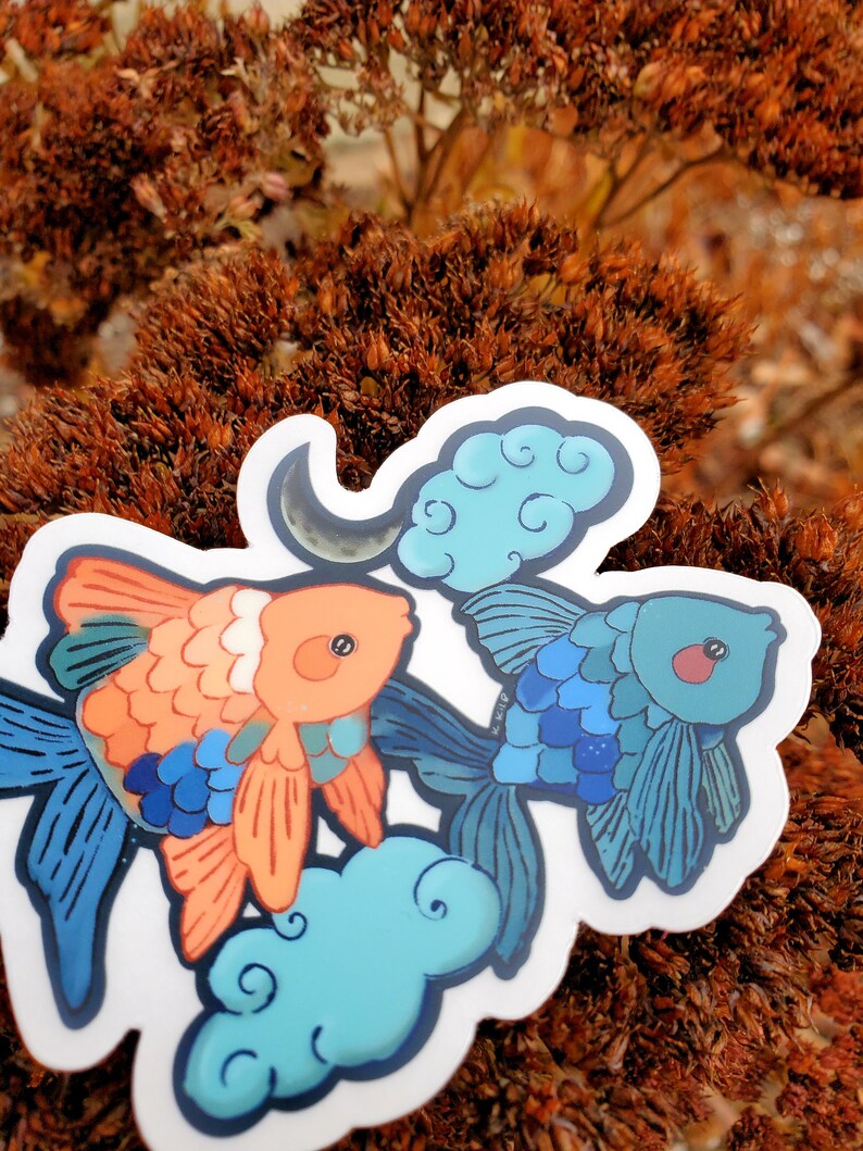 Flying Fish Sticker Flying Fish Sticker Decal - Etsy