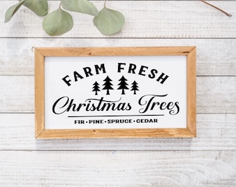 Farm Fresh Christmas Trees Decor/ SVG digital download