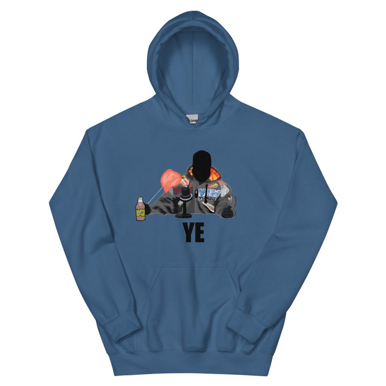 Kanye West/YE - Alex Jones Net & Yoo-hoo Racing Jacket Art - Unisex Hoodie