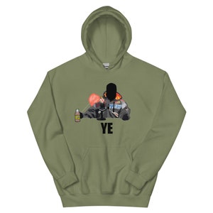 Kanye West/YE - Alex Jones Net & Yoo-hoo Racing Jacket Art - Unisex Hoodie