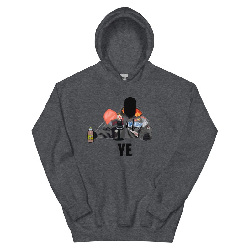 Kanye West/YE - Alex Jones Net & Yoo-hoo Racing Jacket Art - Unisex Hoodie