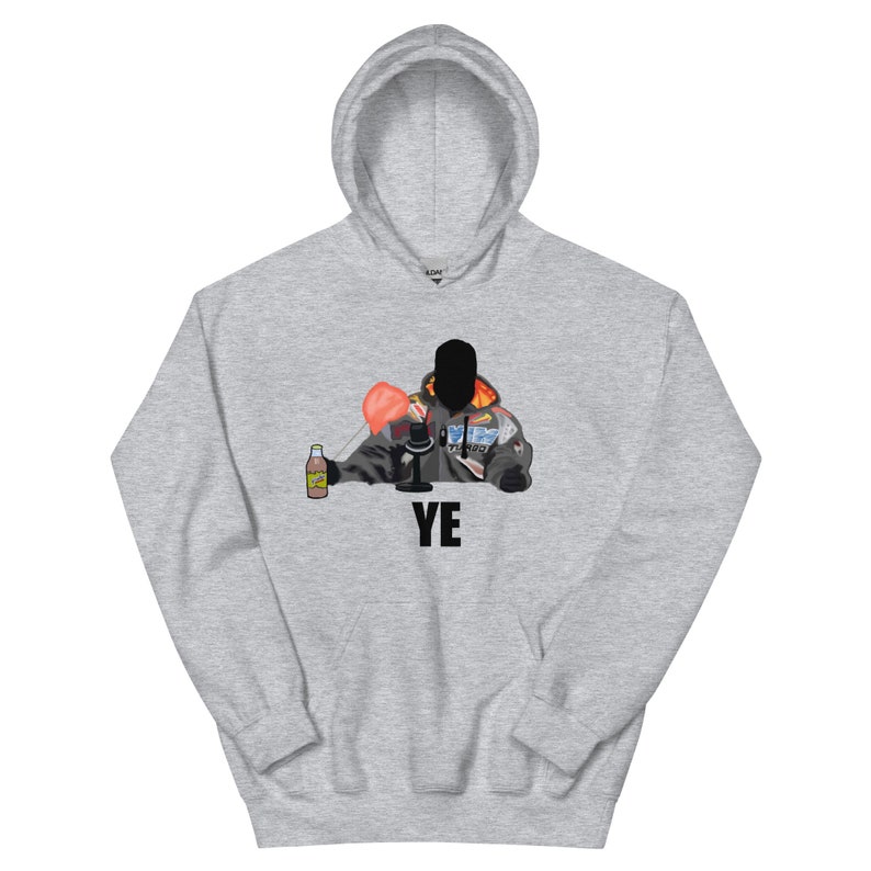 Kanye West/YE - Alex Jones Net & Yoo-hoo Racing Jacket Art - Unisex Hoodie