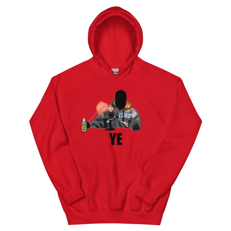 Kanye West/YE - Alex Jones Net & Yoo-hoo Racing Jacket Art - Unisex Hoodie