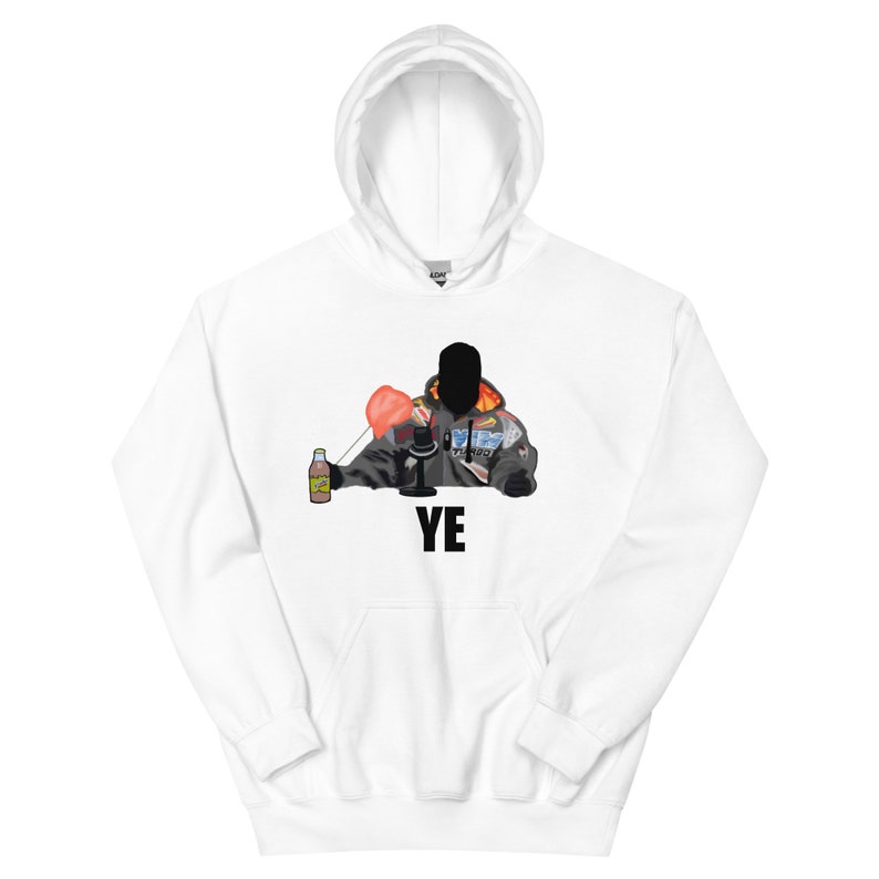 Kanye West/YE - Alex Jones Net & Yoo-hoo Racing Jacket Art - Unisex Hoodie