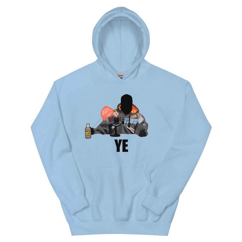 Kanye West/YE - Alex Jones Net & Yoo-hoo Racing Jacket Art - Unisex Hoodie