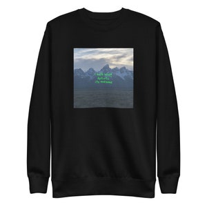 Kanye West &quot;I hate being Autistic it&#39;s awesome&quot; - &#39;Ye&#39; Album Cover Parody - Unisex Premium Sweatshirt