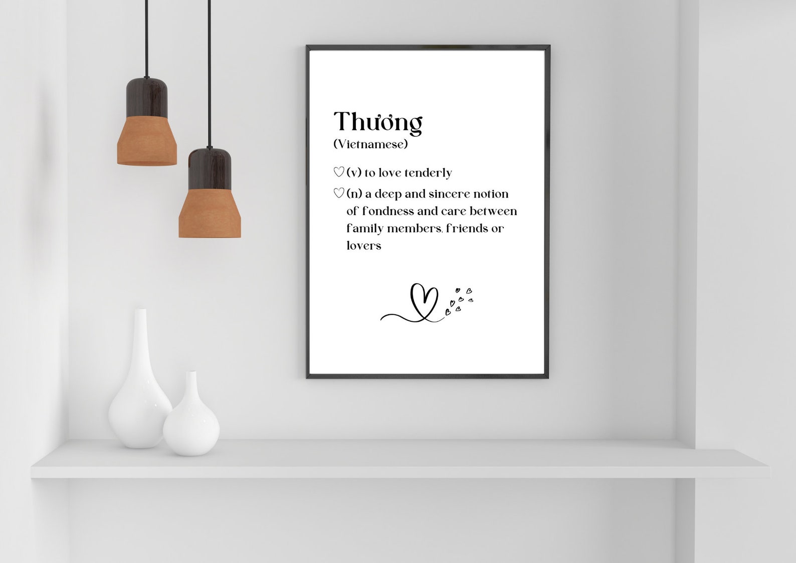 Thuong Definition Print Word Definition Poster Print Word Etsy