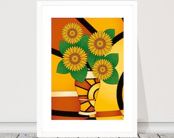 Girasoles Art Print