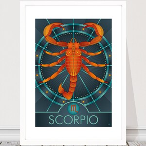 Scorpio Zodiac Sign Art Print