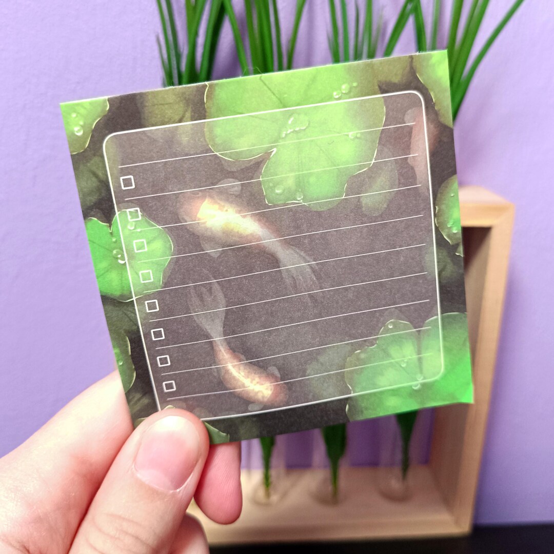 Sticky Notes - Koi Pond - Etsy