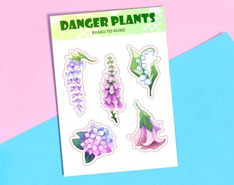 Danger Plants Sticker Sheet
