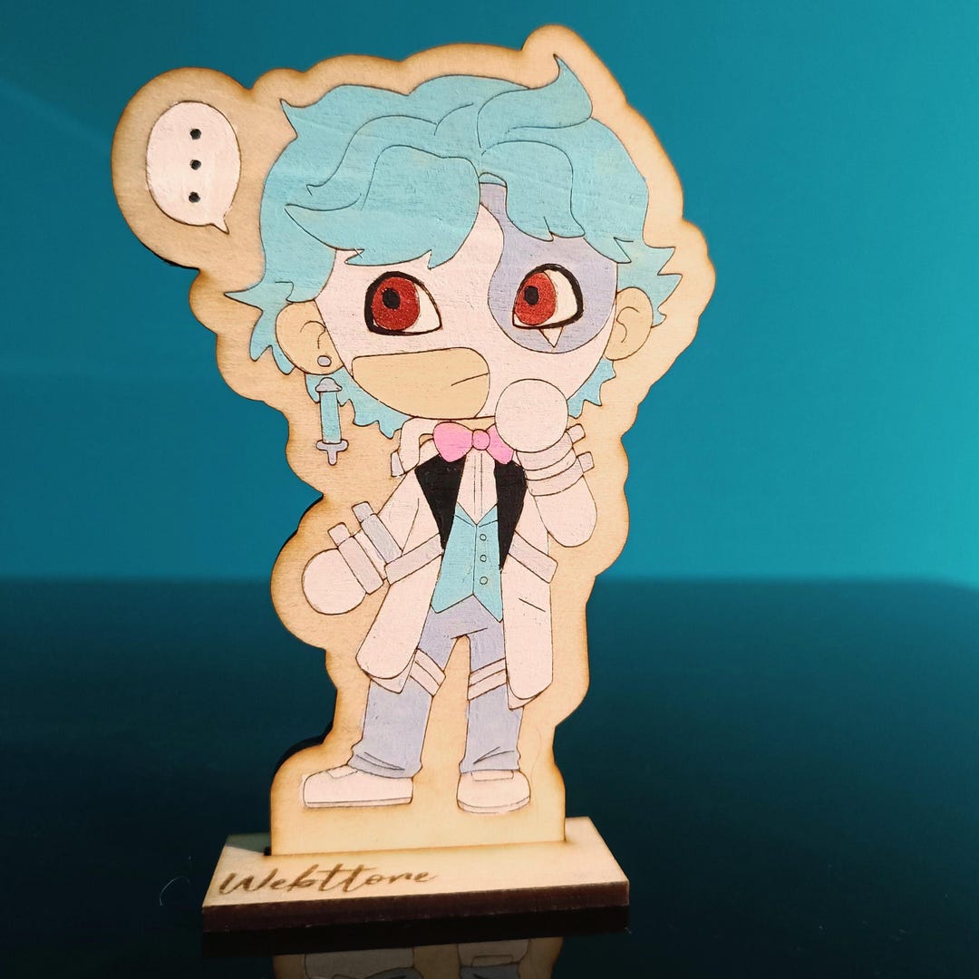 Webttore Wooden Chibi Standees (painted/unpainted) - Etsy