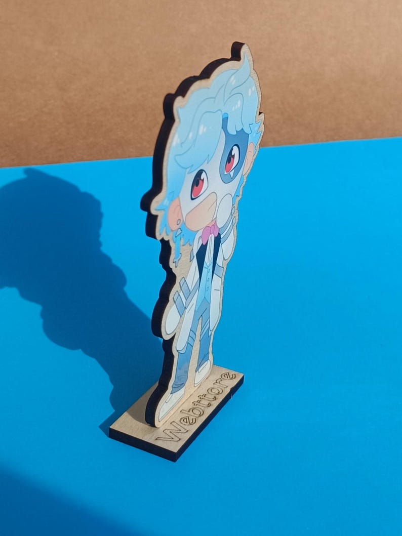 Webttore Wooden Chibi Standees (painted/unpainted) - Etsy